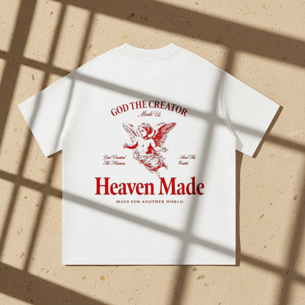 North wear Heaven Made Tee