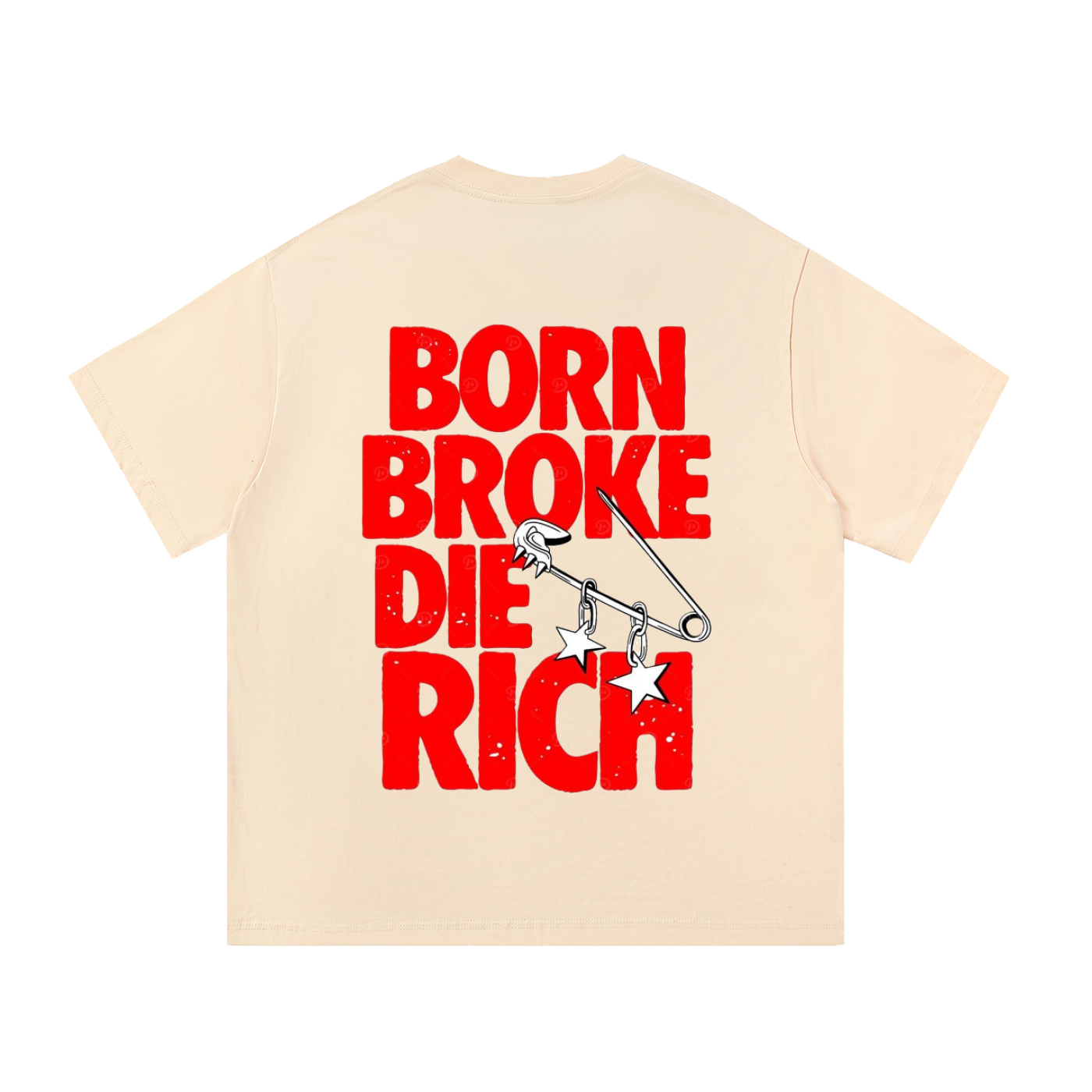 NORTH WEAR BORN BROKE DIE RICH TEE