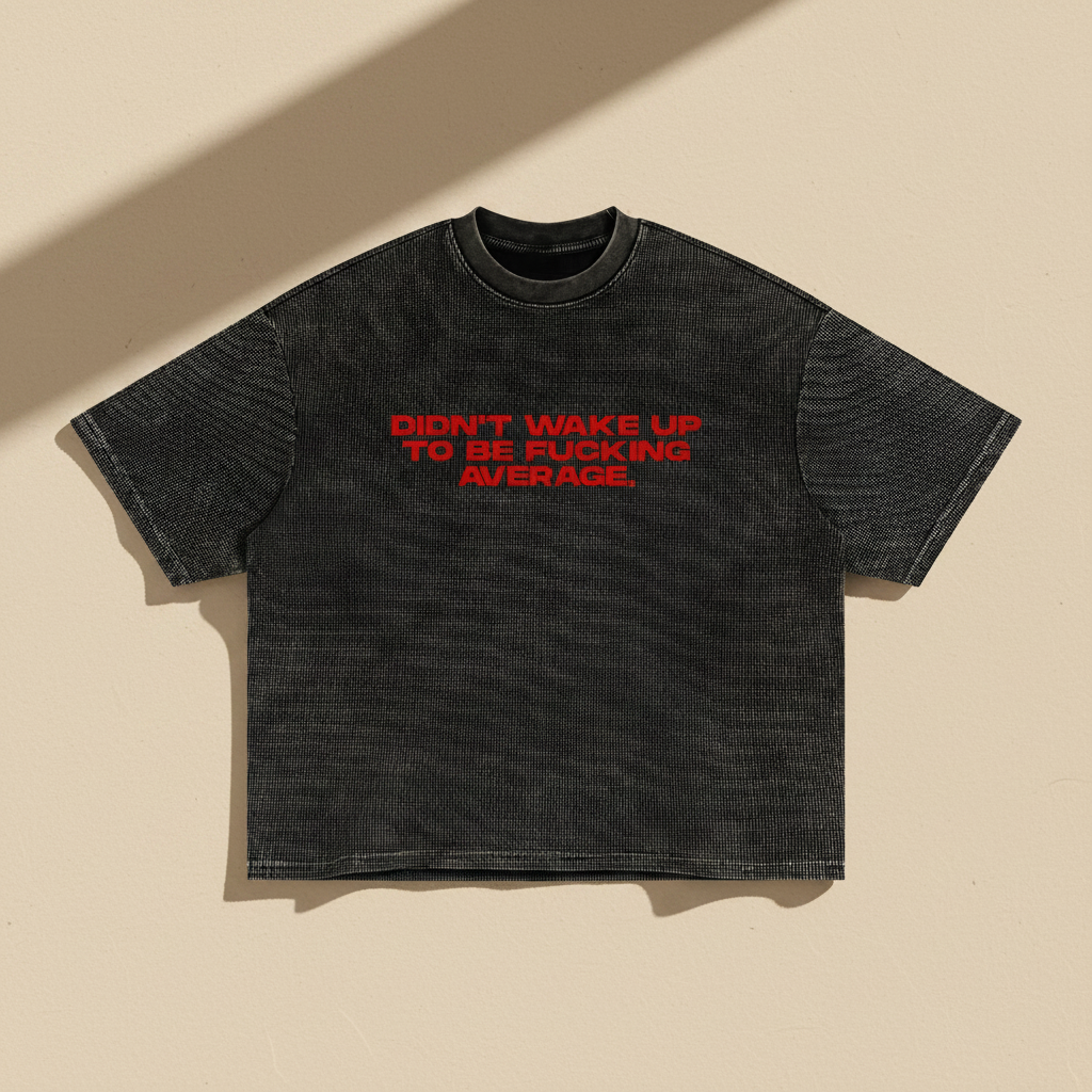 North Wear Waffle Washed Boxy T-Shirt