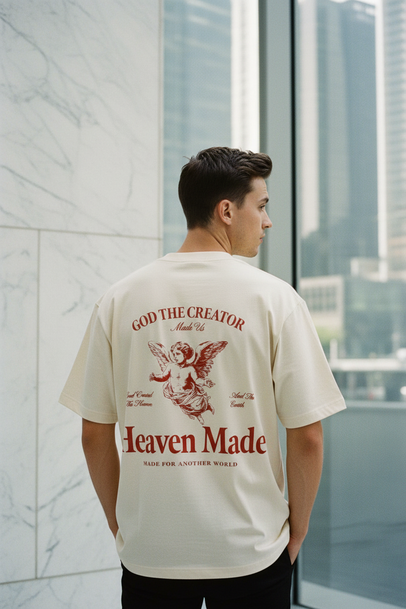 North wear Heaven Made Tee