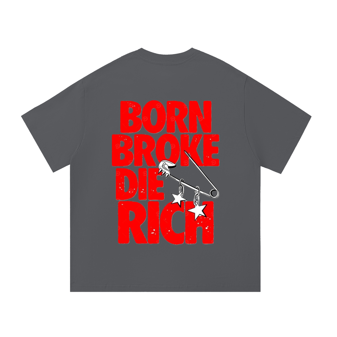 NORTH WEAR BORN BROKE DIE RICH TEE