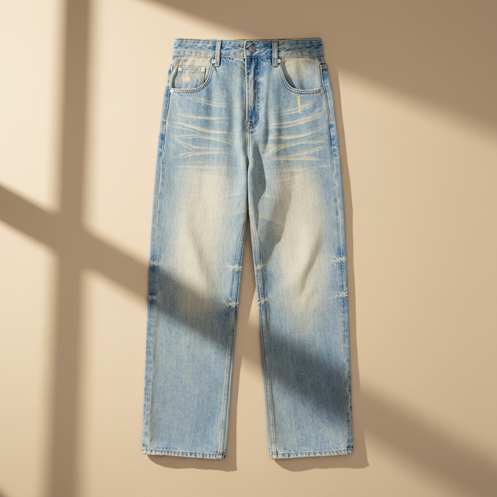 North Wear Hem Denim Jeans