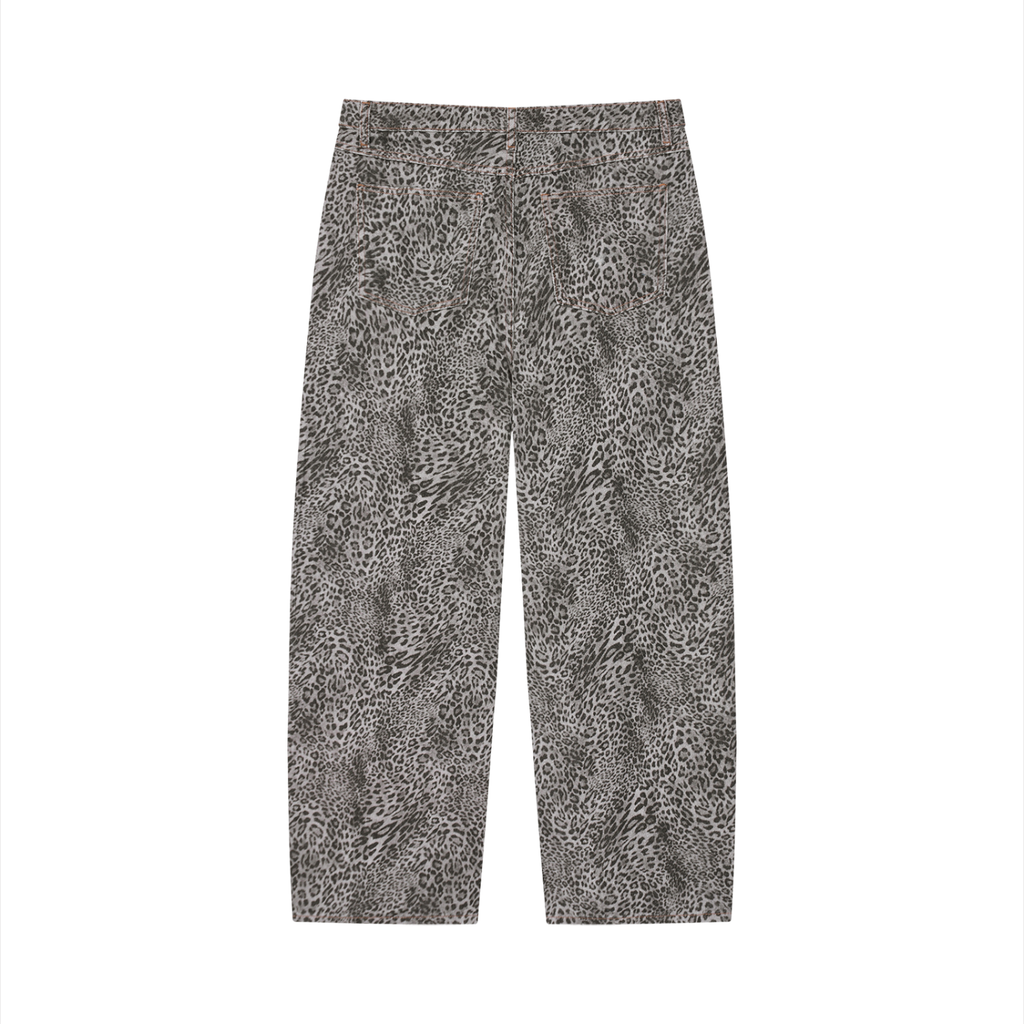 North Wear Leopard Wide Leg Jeans