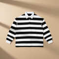 North Wear Color Block Stripe Polo Shirt