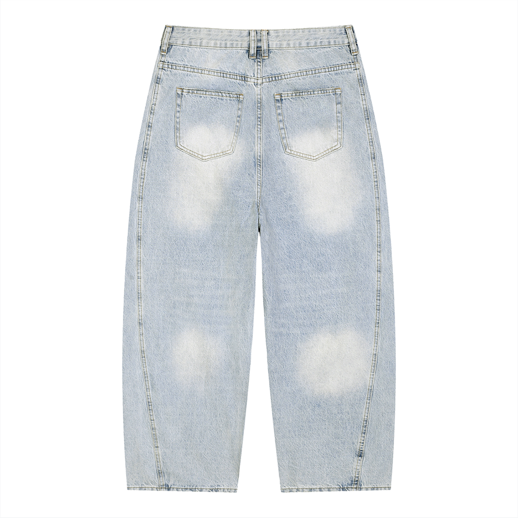 North Wear Sunfade Barrel Leg Jeans