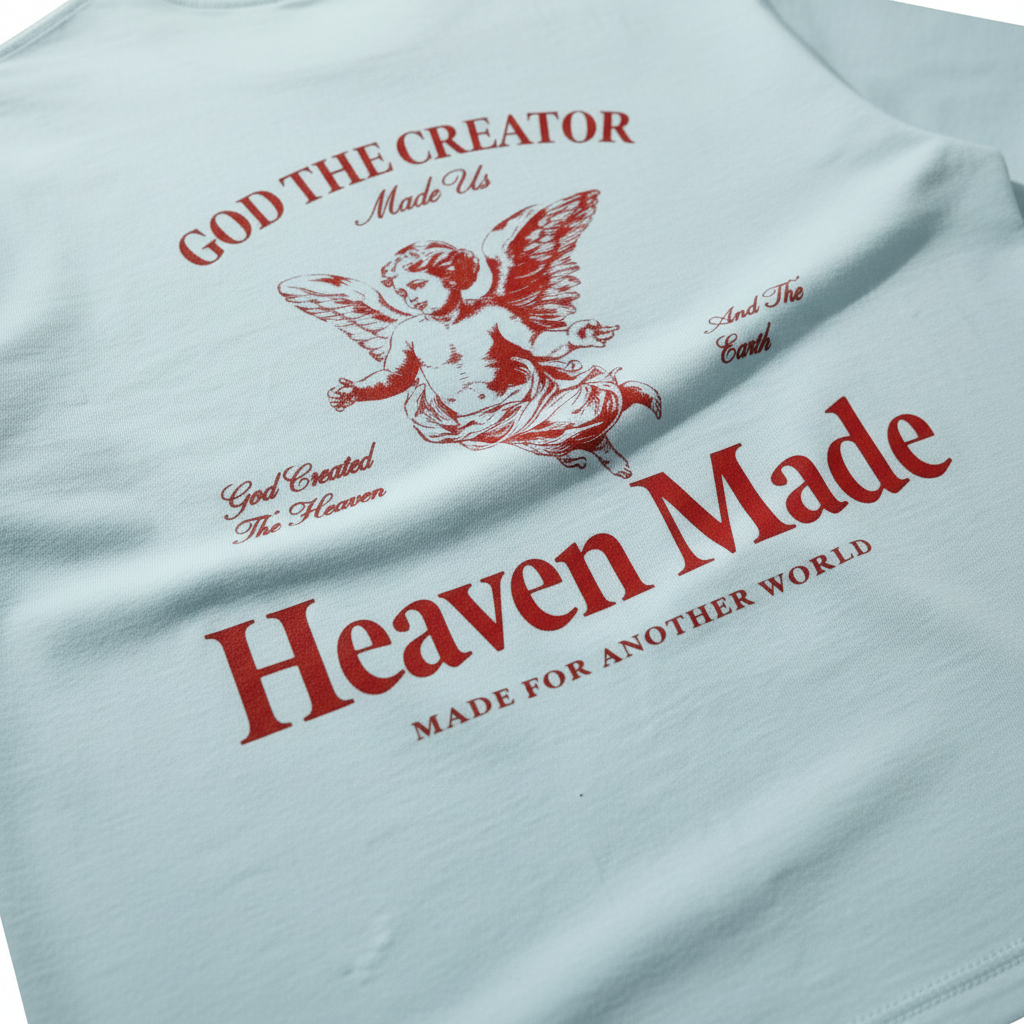 North wear Heaven Made Tee