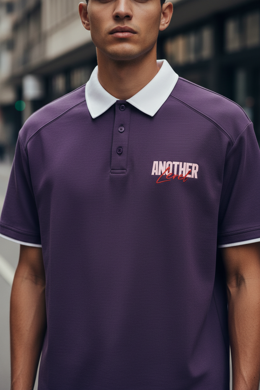 North Wear Collar Raglan Polo Shirt
