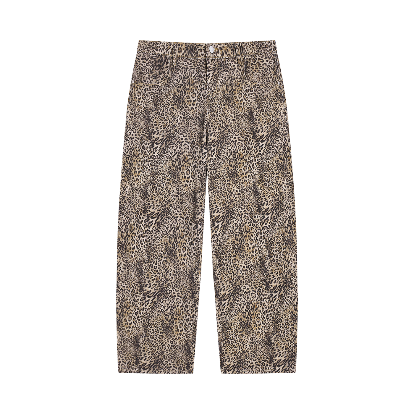 North Wear Leopard Wide Leg Jeans